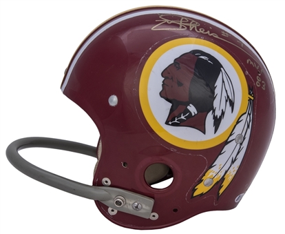 1974-75 Joe Theismann Game Used & Signed Washington Redskins Helmet (MEARS)